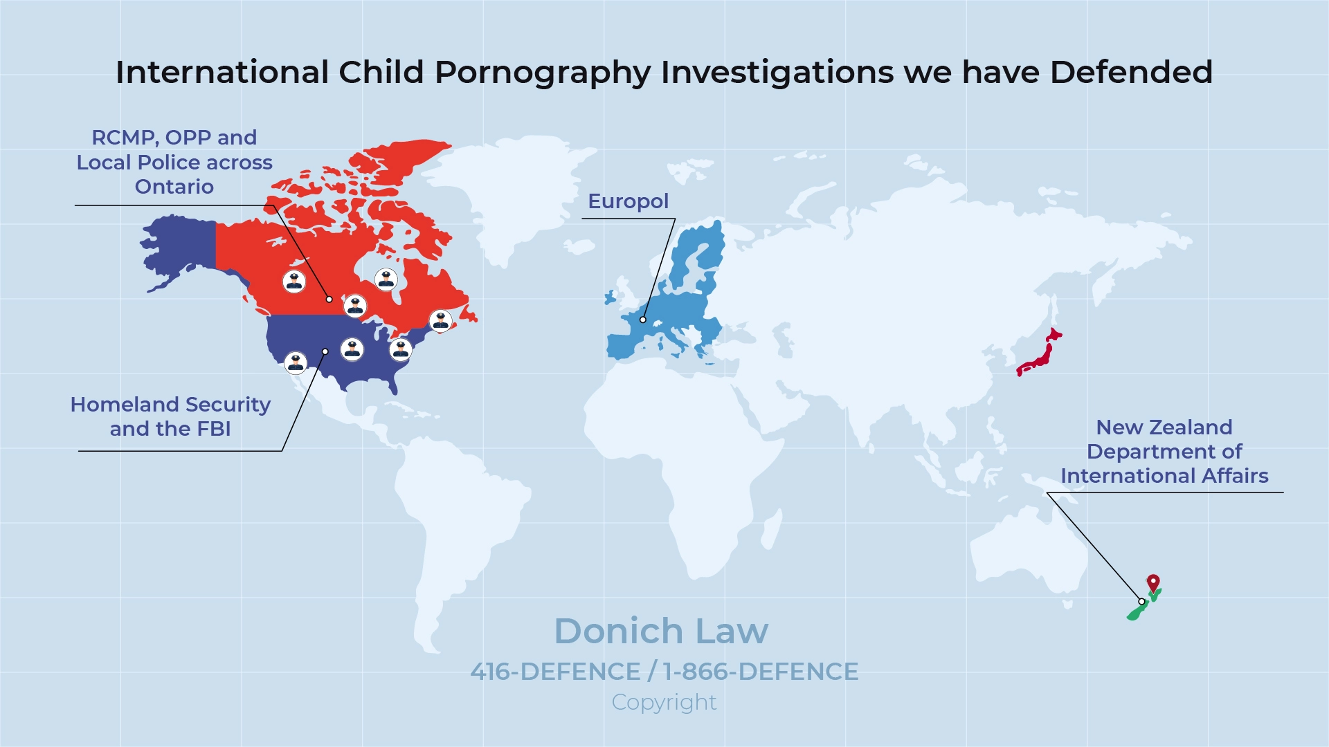 Donich Law - International Child Pornography Investigations we have Defended
